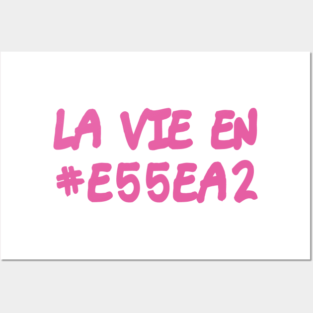 La Vie En #e55ea2 (Rose) Wall Art by Sinmara